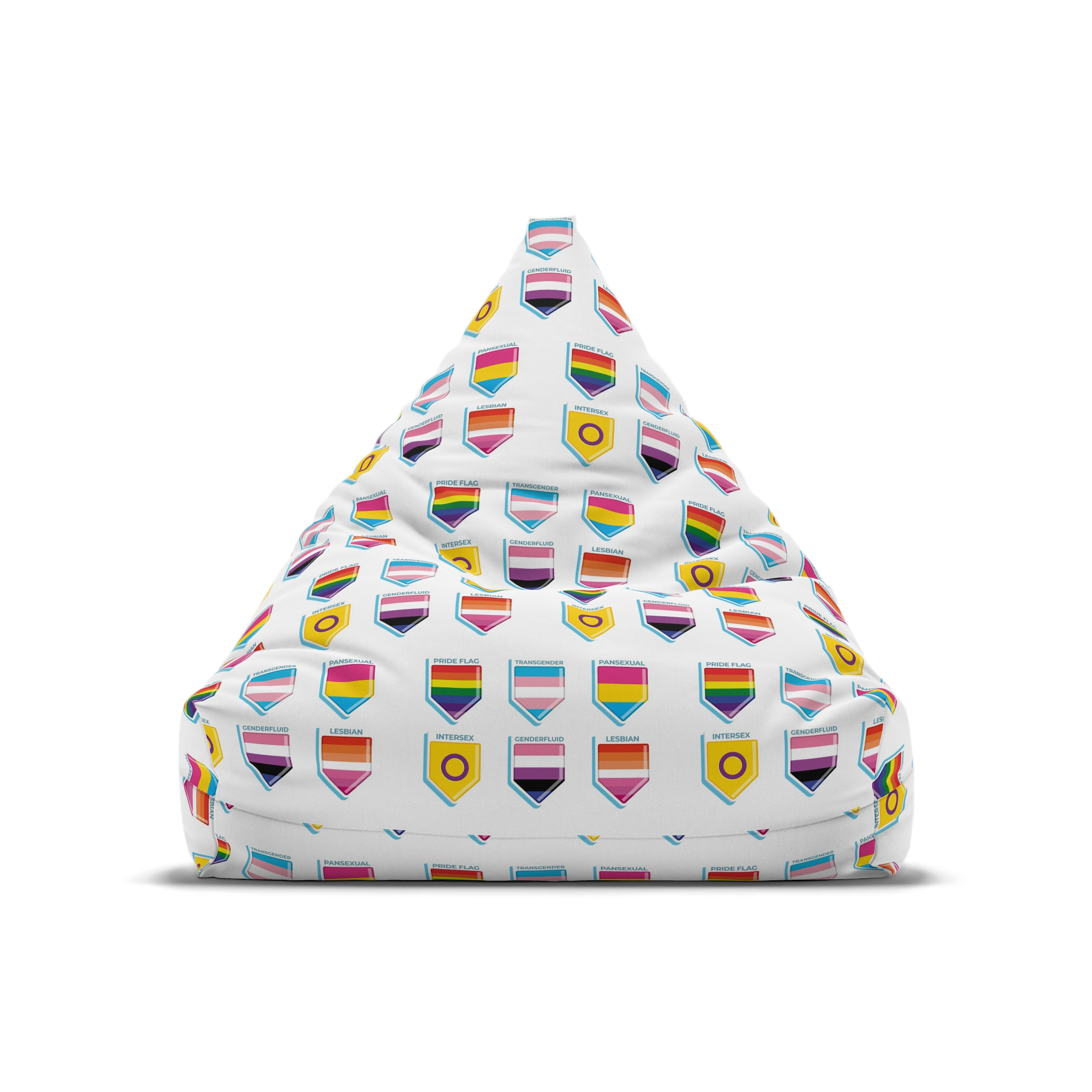 Flat Pride Month Lgbt Flags Collection Bean Bag Chair Cover - Image 5