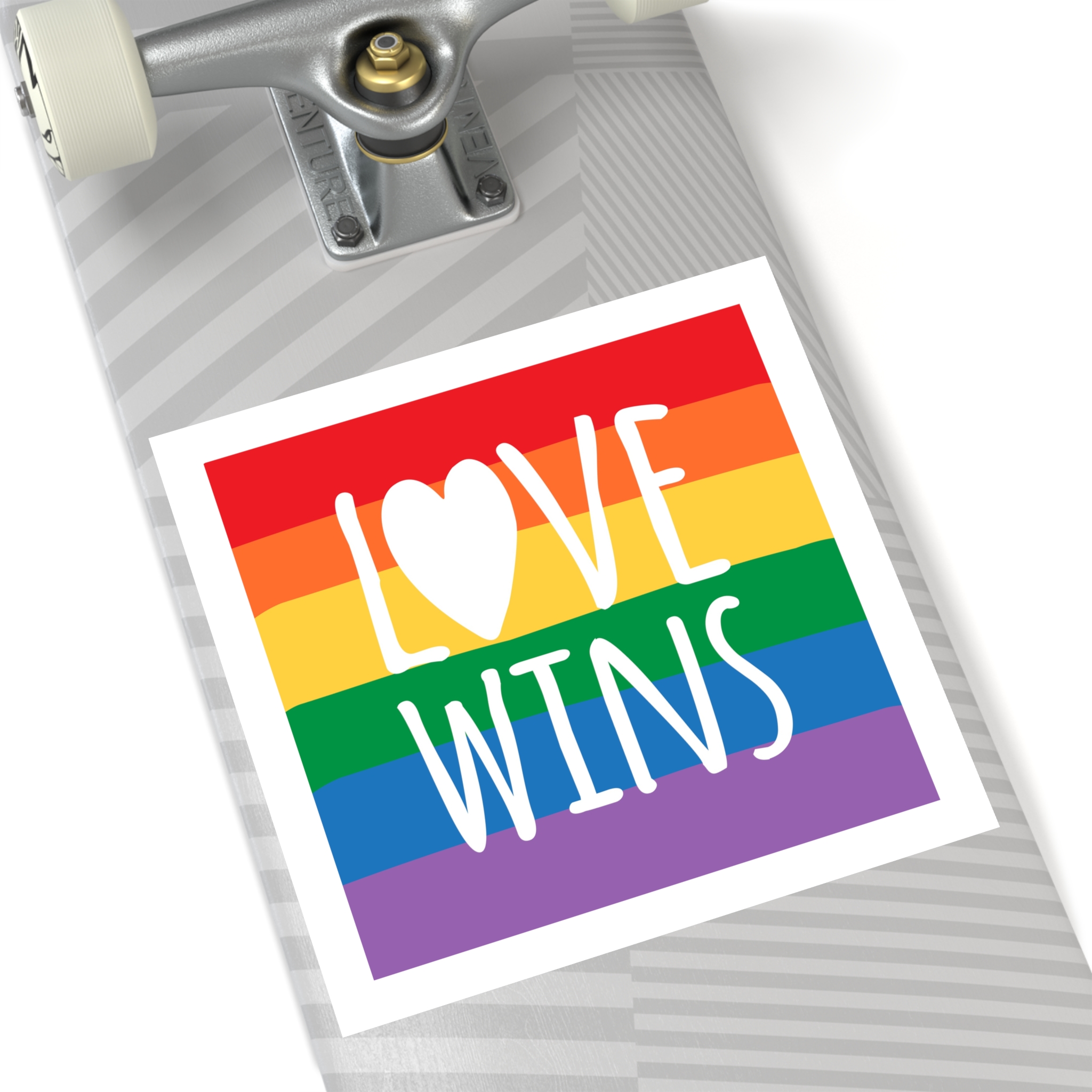 Lovewins Heart Hd 2 Laminate Stickers Square - Image 64