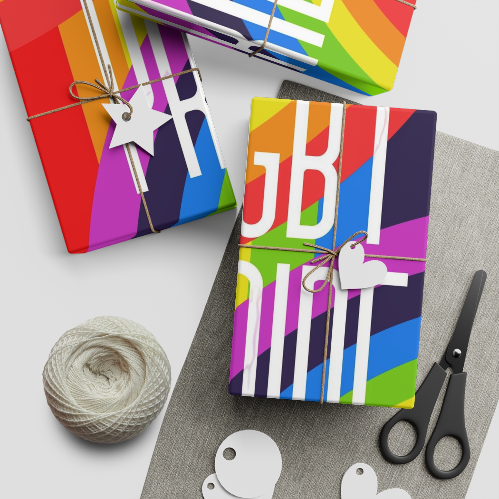 Gay Pride Background Lgbt Day Vector Illustration With Colorful Realistic Style Stickers Flyers Logo Designs Gift Wrapping Paper Sheets 1pc - Image 5