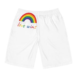 Colorful Rainbow Shape Bisexual Pride Flag Happy Pride Day Lgbtqia Community Pride Month Vector Hand Drawn Doodle Posters Stickers Logo Cards(1) Mens Board Shorts Aop