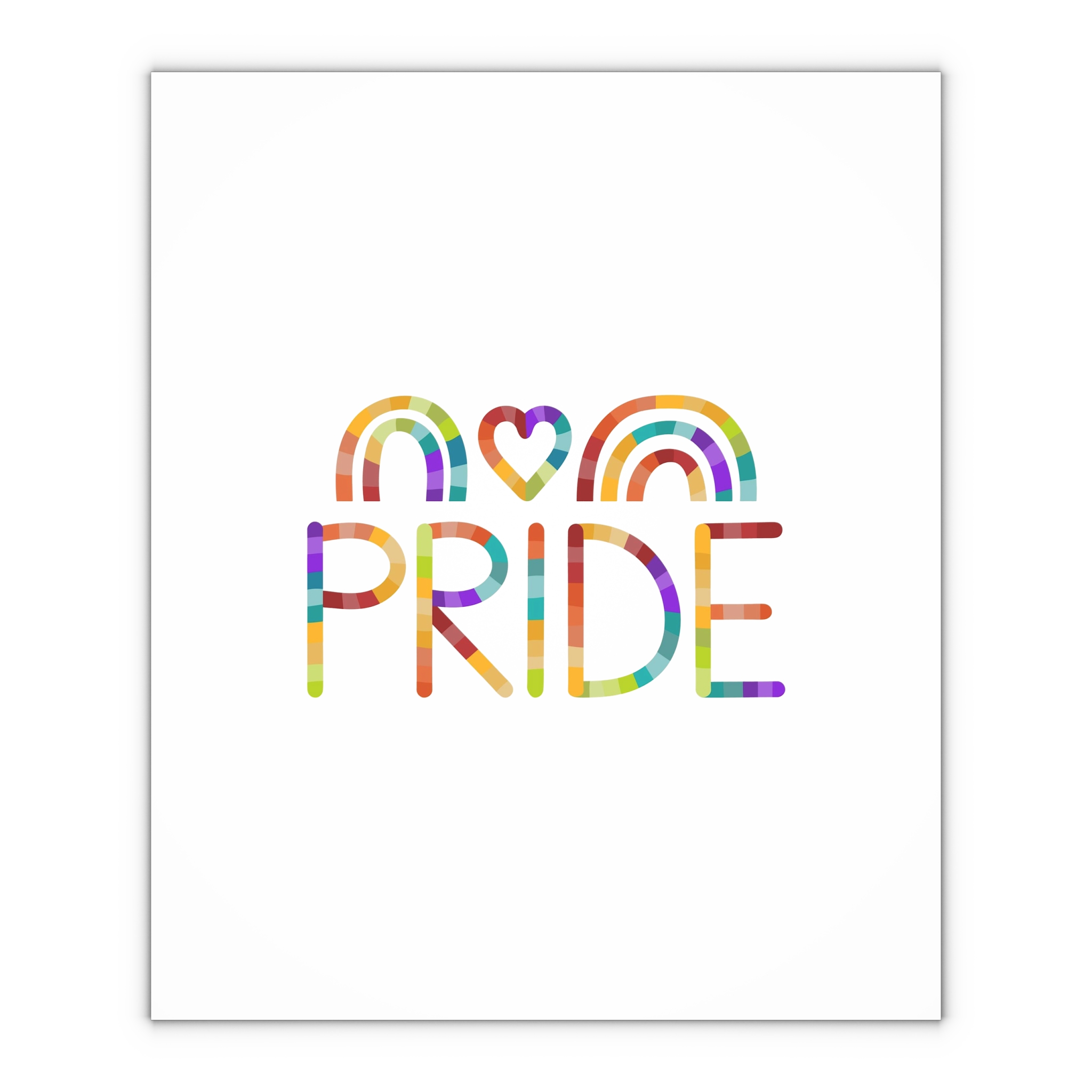 Vibrant Pride Celebration Poster Gift Wrapping Paper Sheets 1pc - Image 4