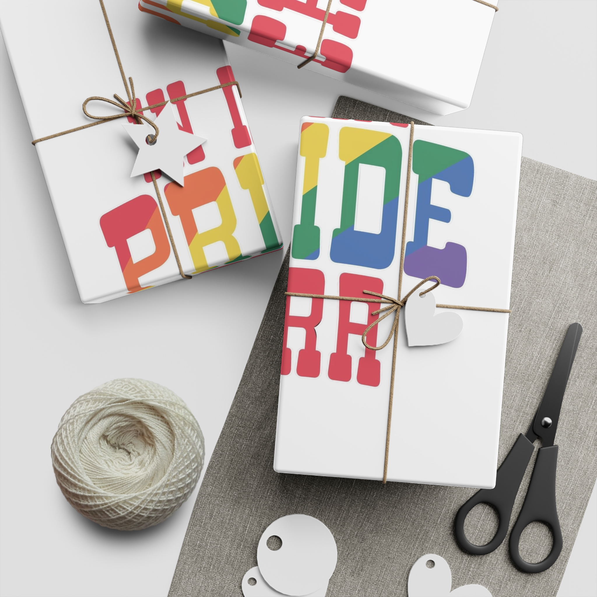Black Shirt With Words My Rainbow Gift Wrapping Paper Sheets 1pc - Image 2