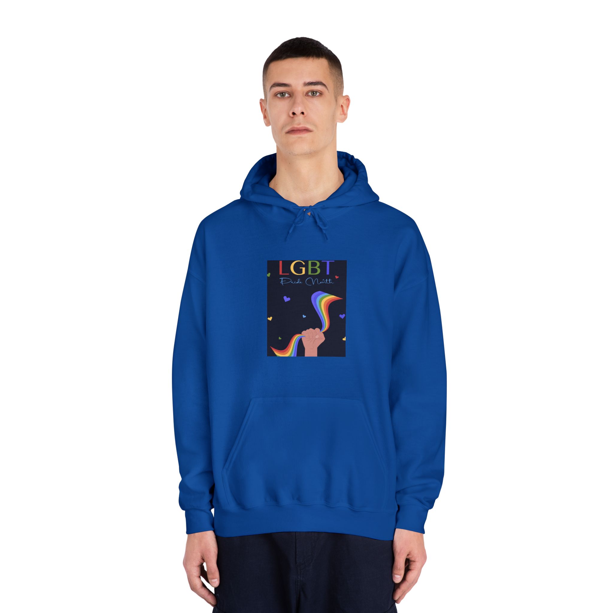 Poster Lgbt Pride Month Unisex Dryblend Hooded Sweatshirt - Image 27