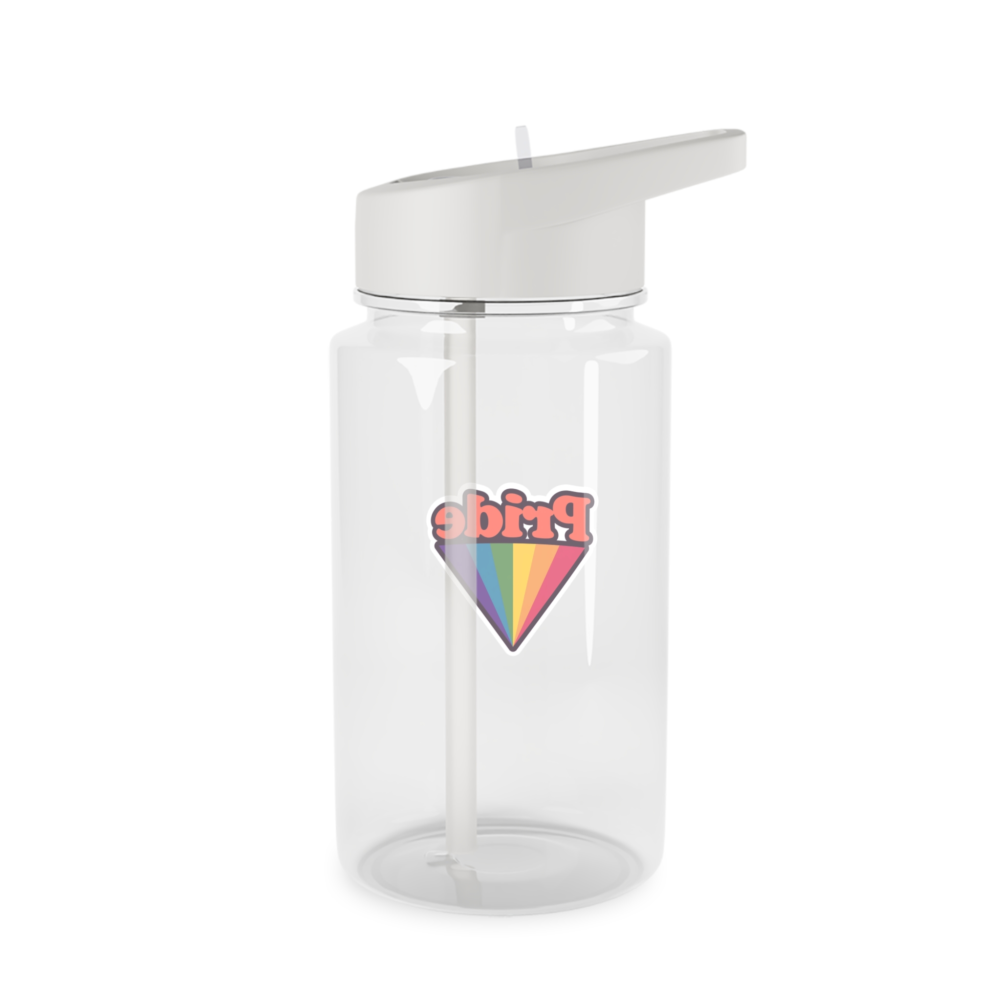 Pride With Rainbow (1) Tritan Water Bottle - Image 2