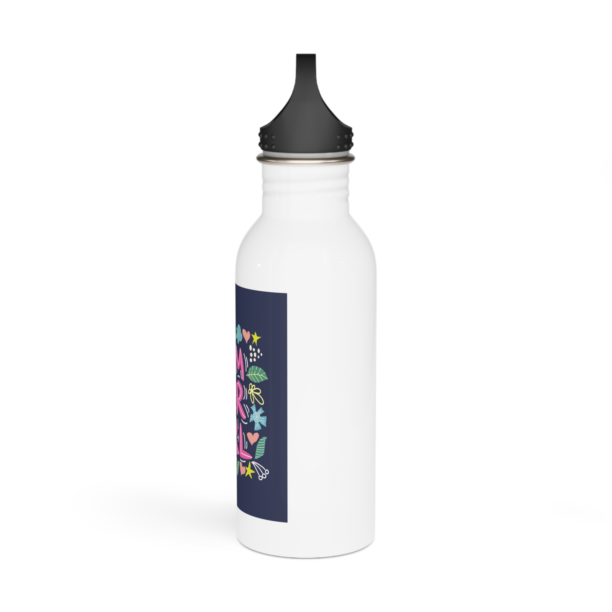 Lesbian Pride Design 4C2AB4 Stainless Steel Water Bottle - Image 4