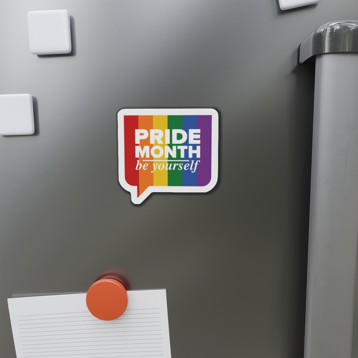 Lgbt Pride Month June Lgbt Flag Rainbow Flag Love Concept Vector Illustration Poster (1) Die Cut Magnets - Image 8