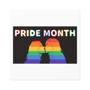 Lgbt Pride Month Laminate Stickers Square