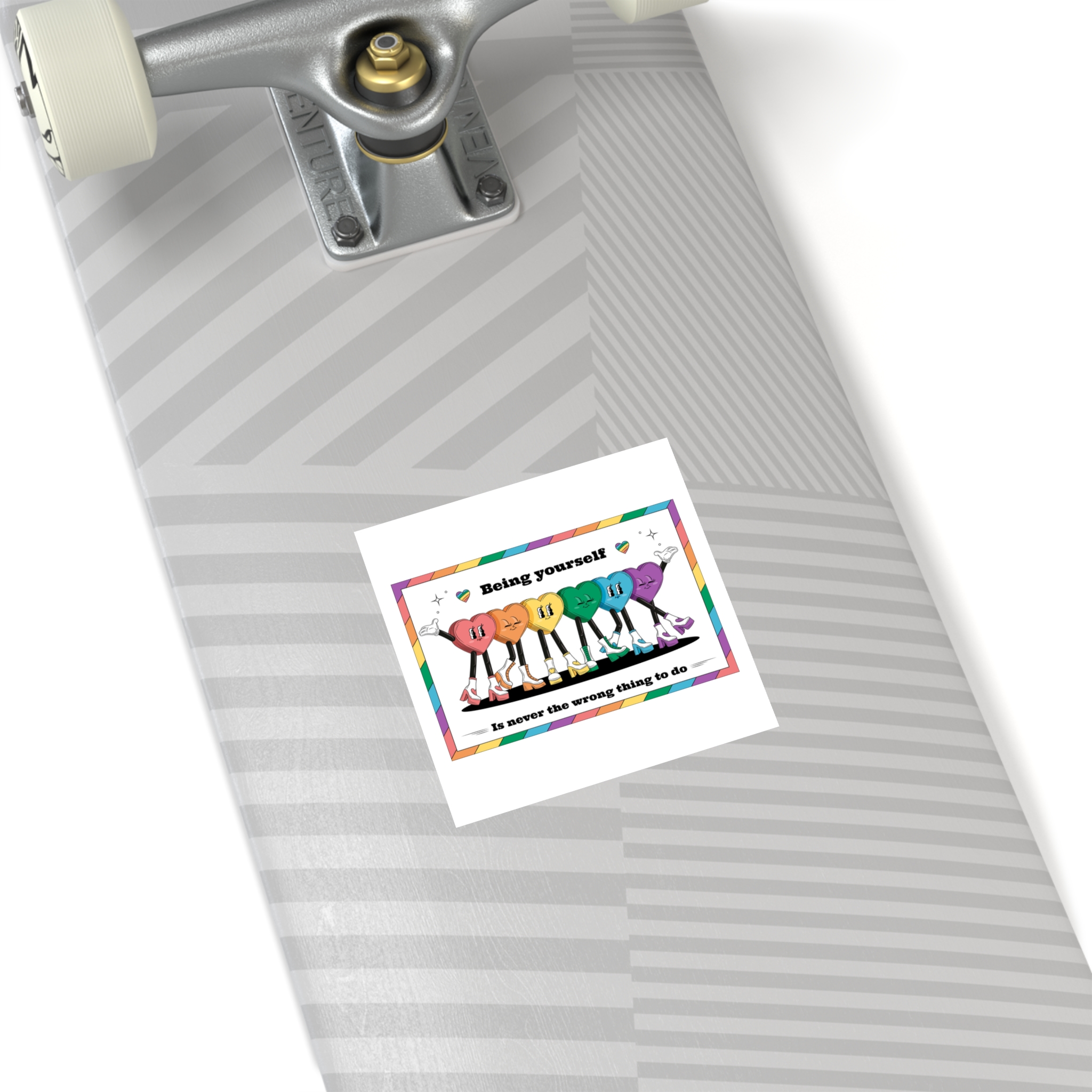 Illustration Pride Month Celebration Laminate Stickers Square - Image 20