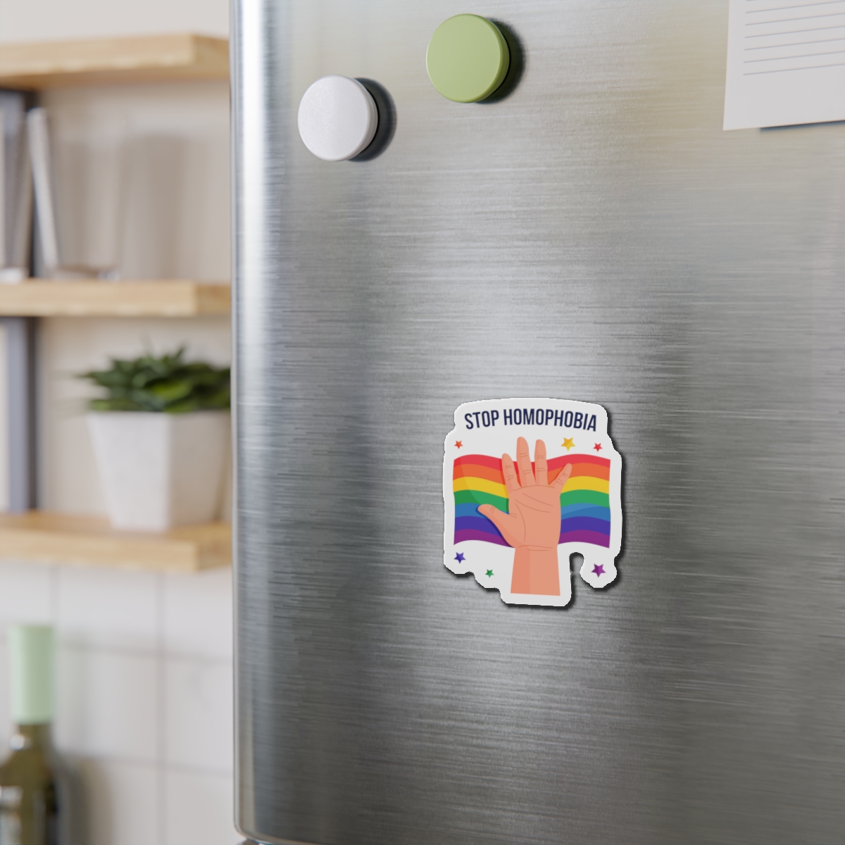 Stop Homophobia Die Cut Magnets - Image 6