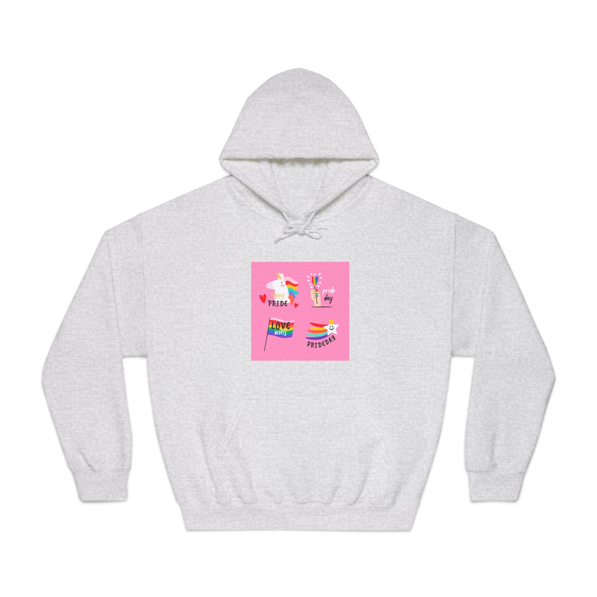 Pride Day Label Collection Theme Unisex Dryblend Hooded Sweatshirt - Image 5