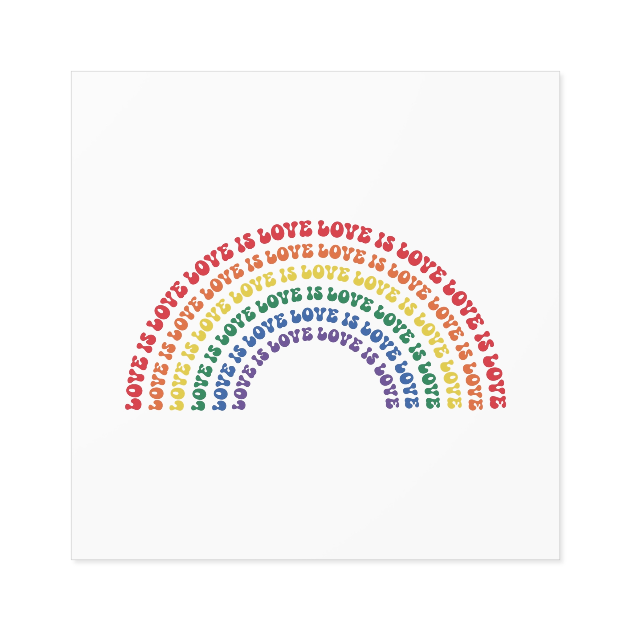 Pride Lgbtq Gay Typography Vector Tshirt Design(1) Laminate Stickers Square - Image 77