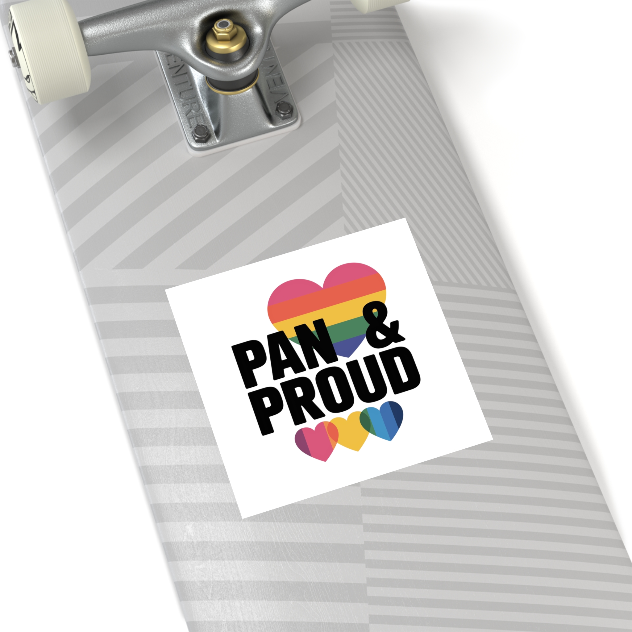Pan Proud T Shirt Design Isolated White Background 2 Laminate Stickers Square - Image 36