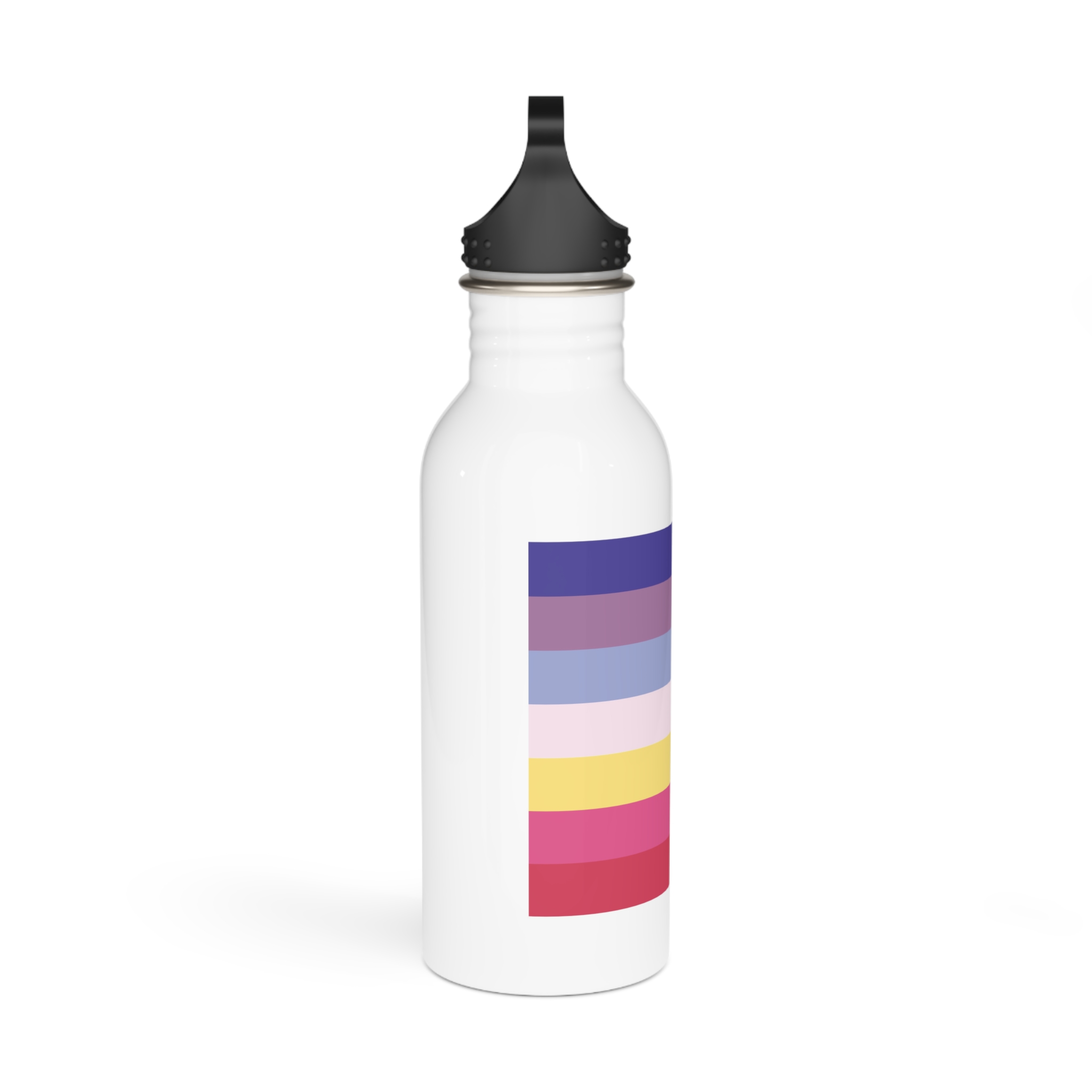 Lesbian Pride Design 4C2A73 Stainless Steel Water Bottle - Image 2