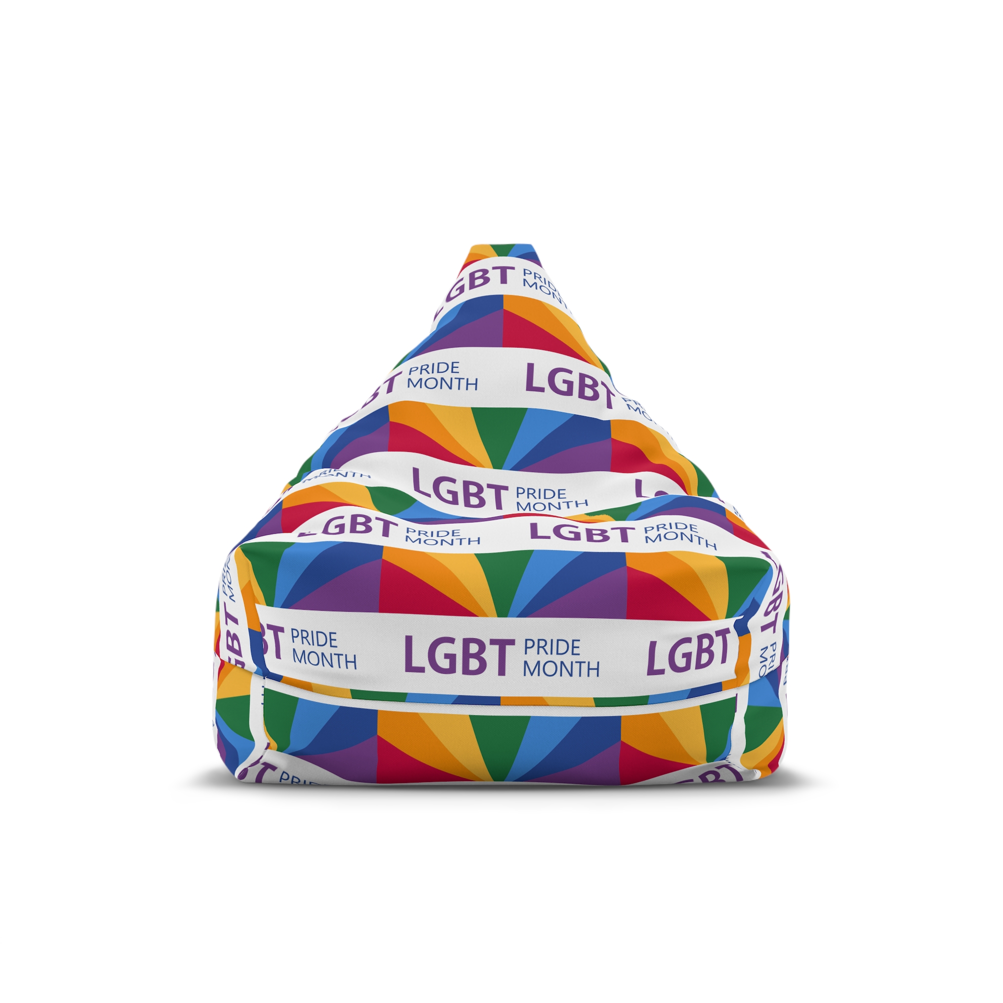 Pride Month Lgbt Horizontal Banner Template Gay Parade Annual Summer Event Bean Bag Chair Cover