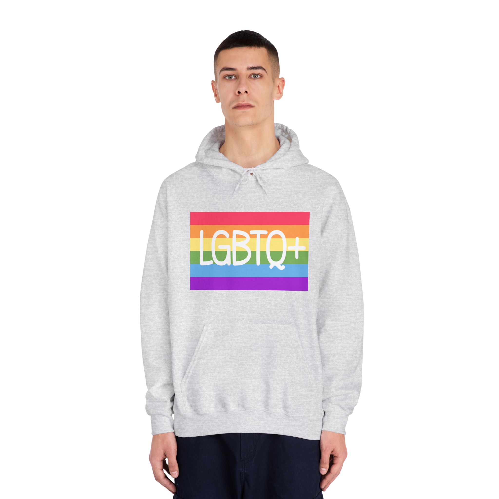 Pride Concept Background Lgbtq Pride Unisex Dryblend Hooded Sweatshirt - Image 7