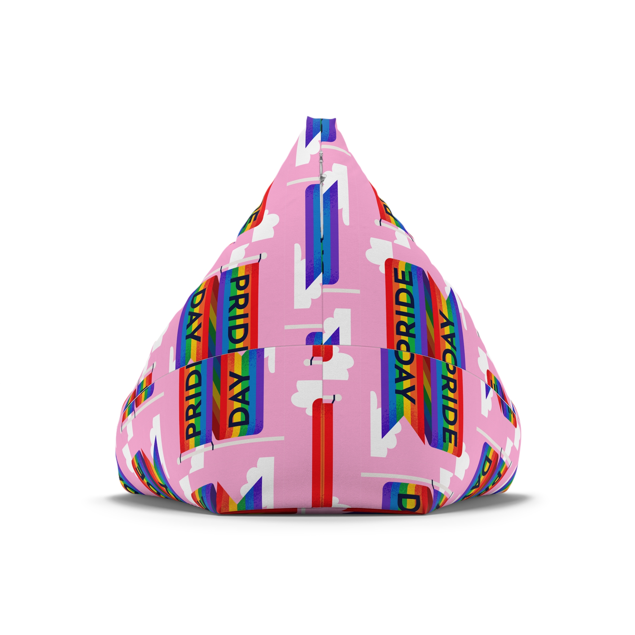Pride Day Flag Illustration Bean Bag Chair Cover - Image 6