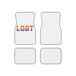 Lgbt Rainbow Colors Lgbt Logo Car Mats Set Of 4