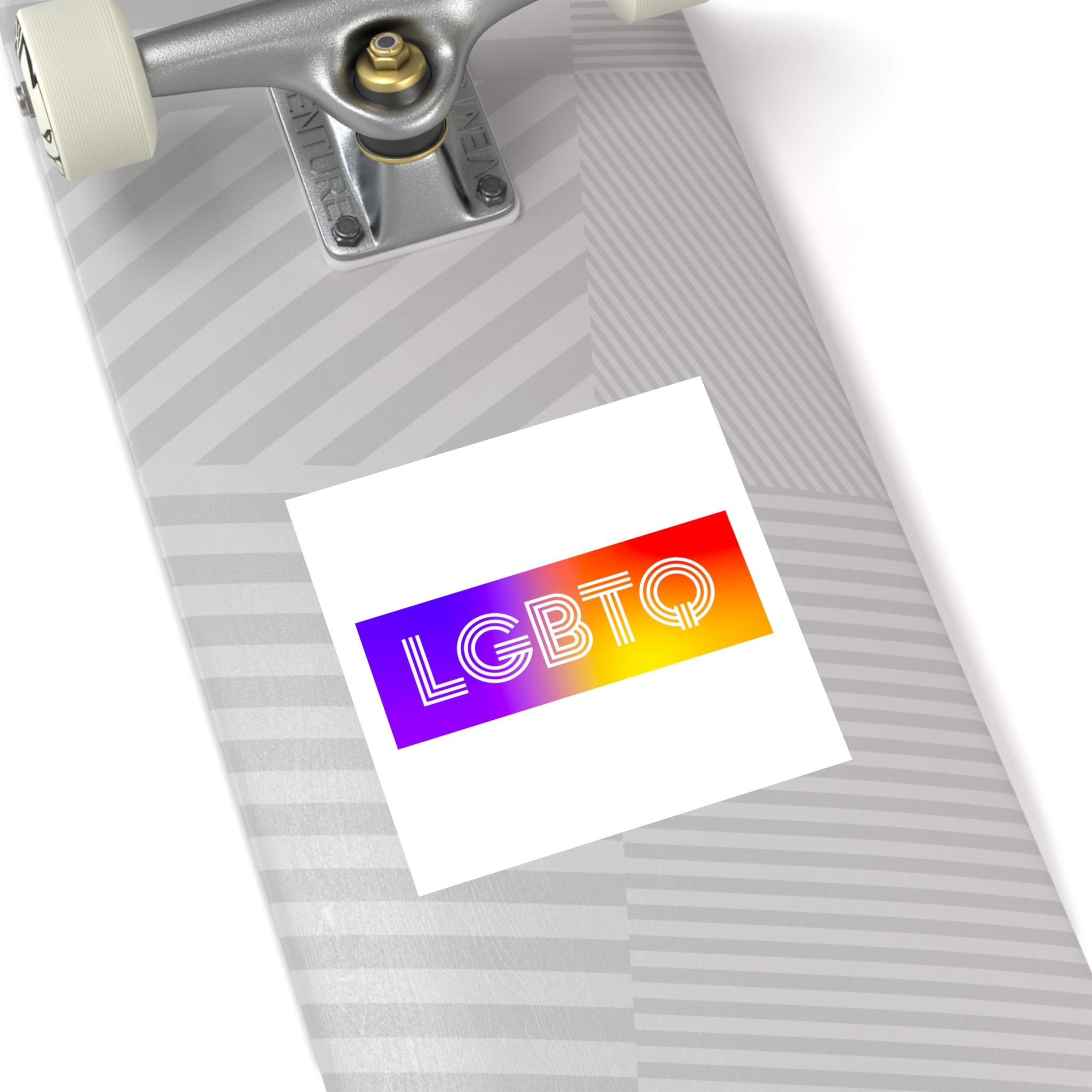 Lgbtq Typography With Rainbow Gradient Background Colorful Vibrant Pride Concept Poster Banner Laminate Stickers Square - Image 36