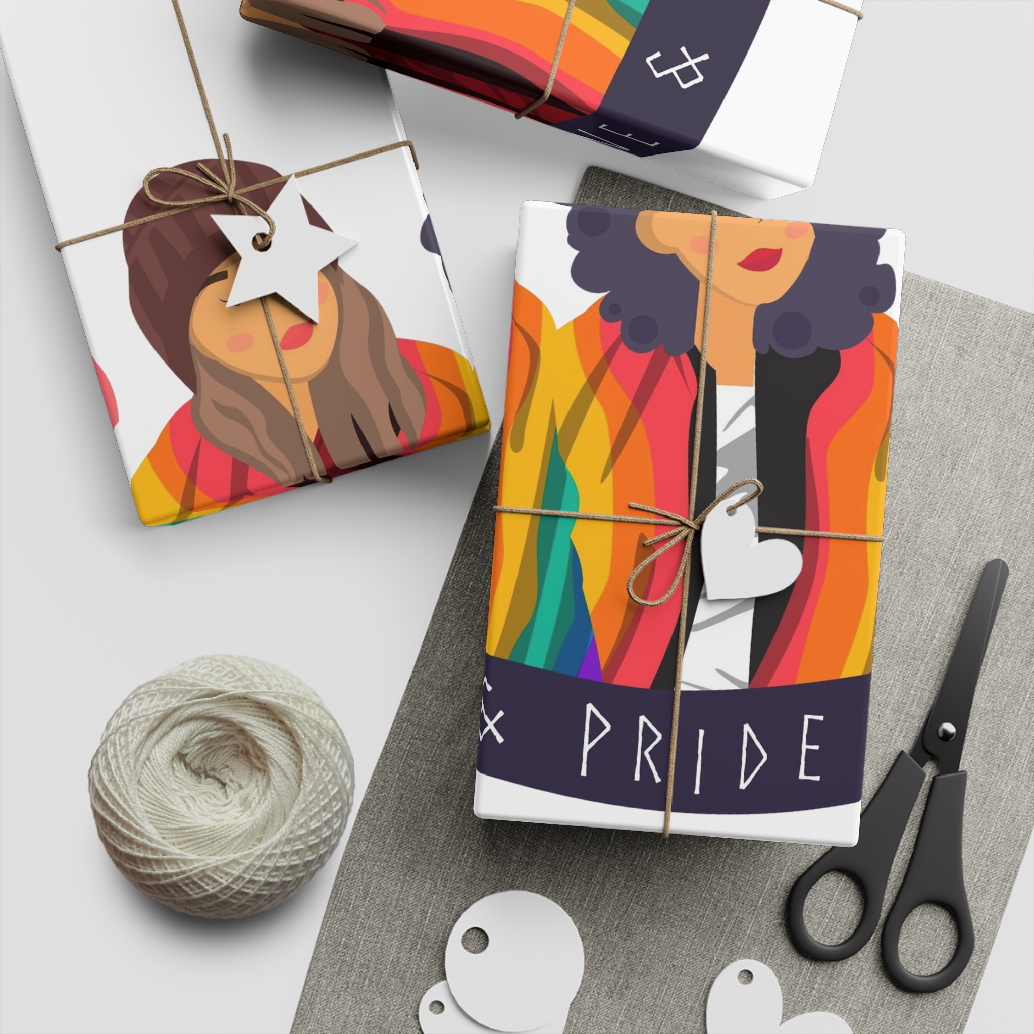 Social Media Lgbt Pride Day Template Love Pride Celebration Lgbt Pride Day Gift Wrapping Paper Sheets 1pc - Image 2