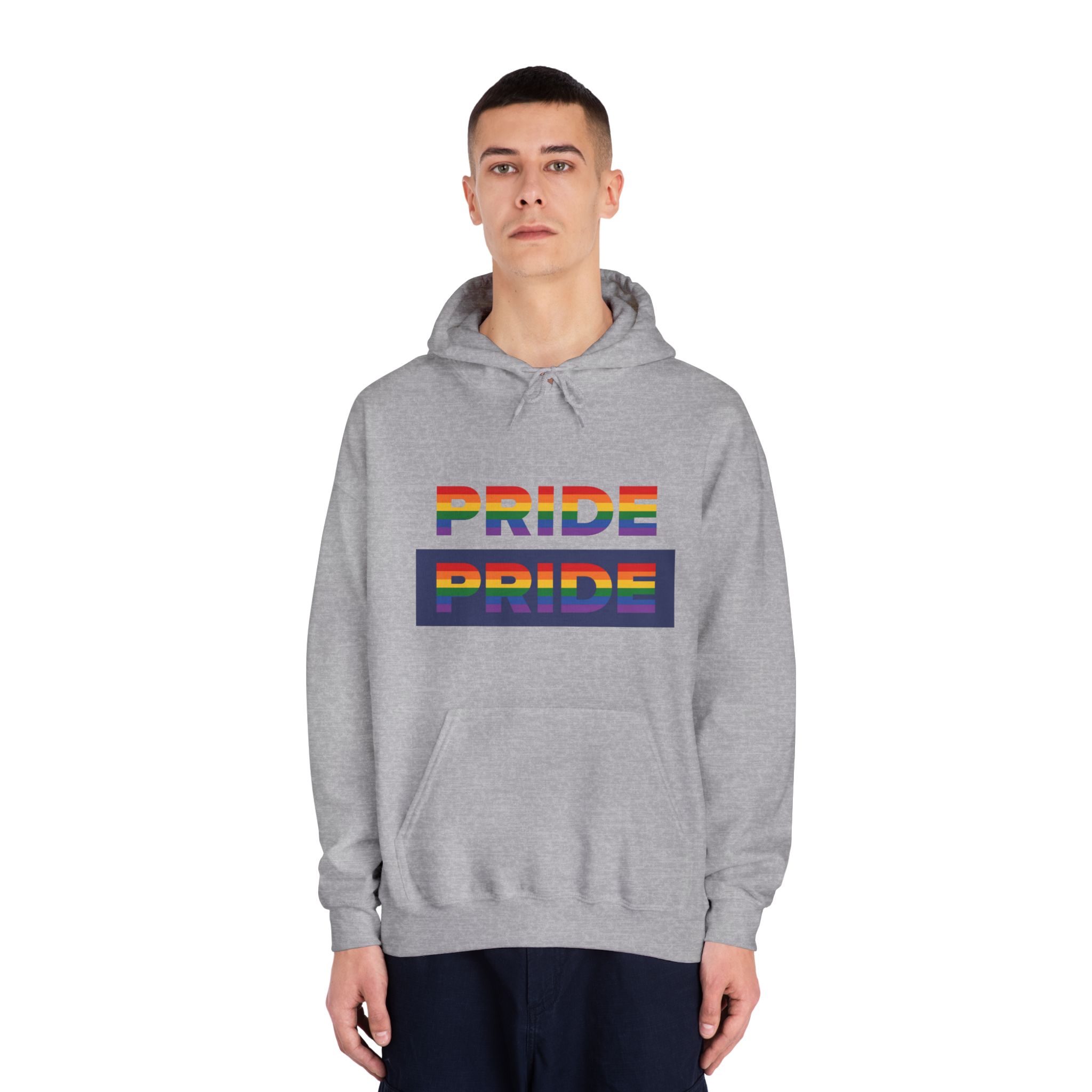 Lgbt Pride Month June Lesbian Gay Bisexual Transgender Lgbtq Flag Rainbow Vector(3) Unisex Dryblend Hooded Sweatshirt - Image 15