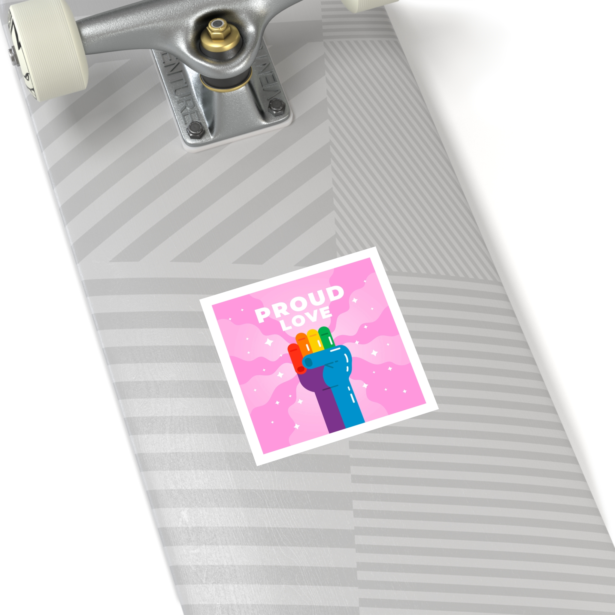 Pride Day Concept(4) Laminate Stickers Square - Image 24
