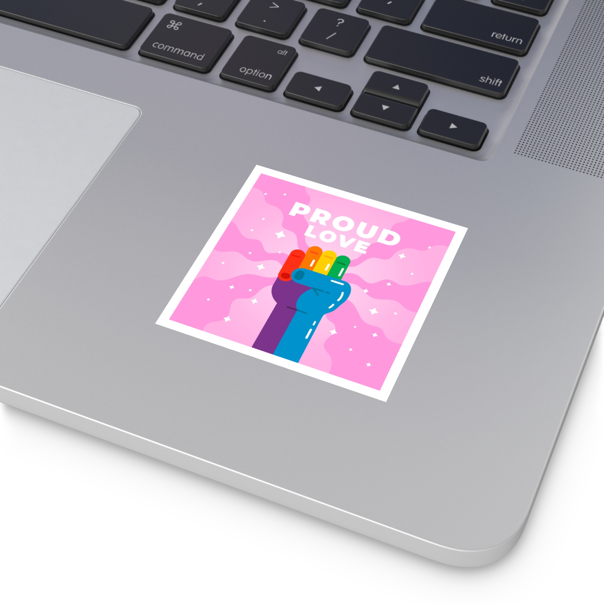 Pride Day Concept(4) Laminate Stickers Square - Image 3