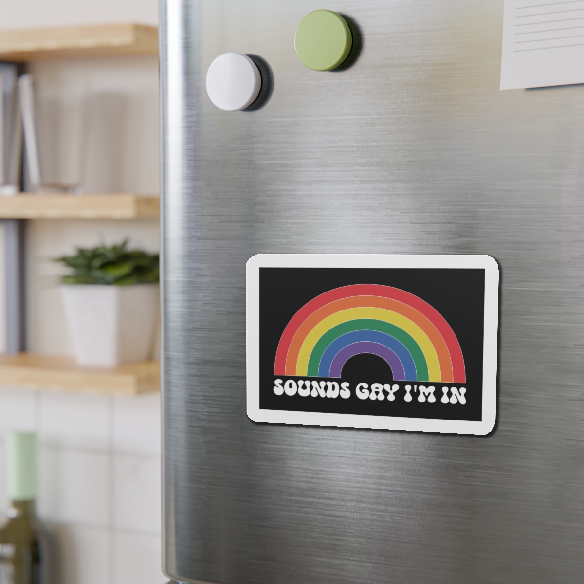 Pride Lgbtq Gay Typography Vector Tshirt Design(4) Die Cut Magnets - Image 12