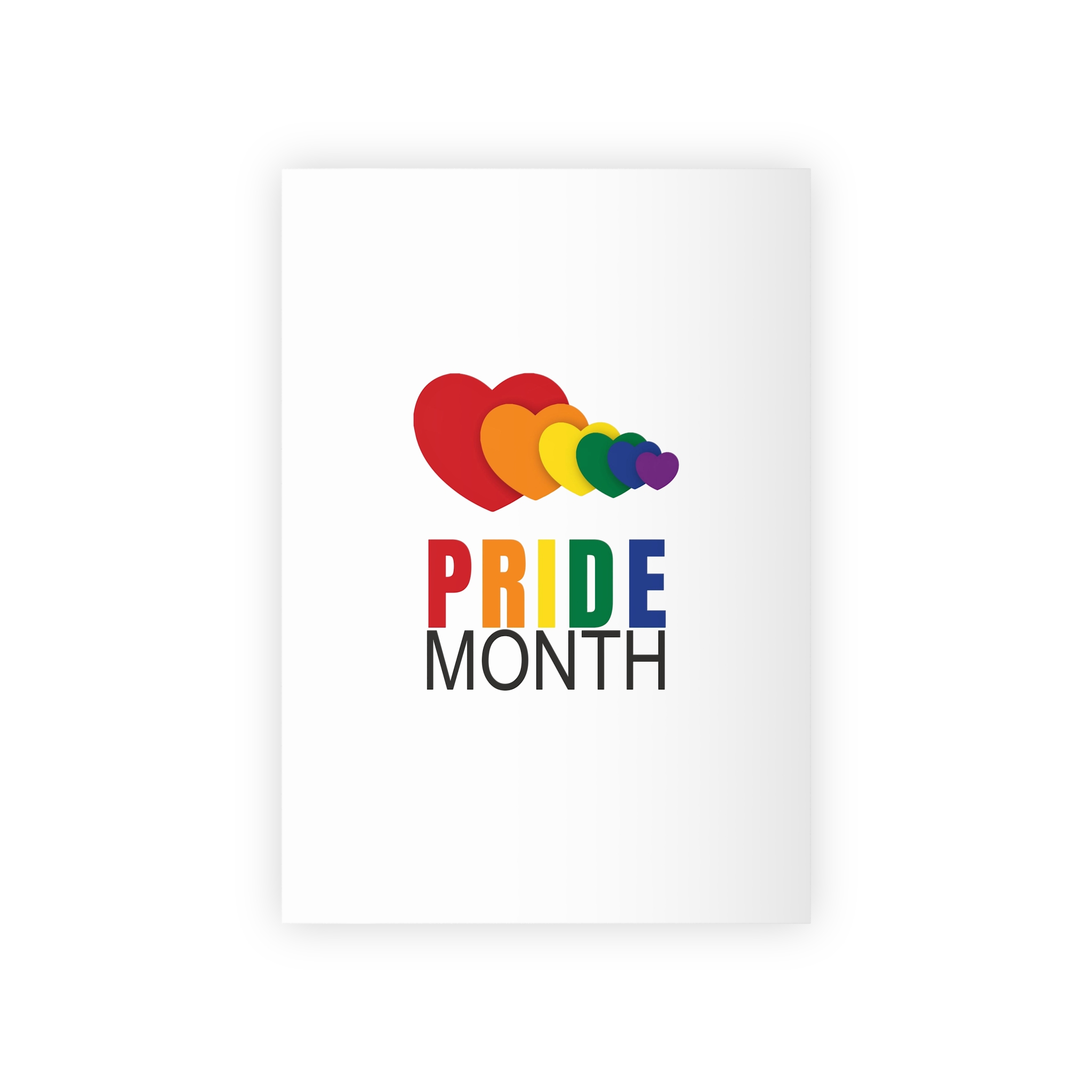 Happy Pride Month Greetings Red Orange Blue Colourful Background Social Media Design Banner Free Vector Gift Wrapping Paper Rolls 1pc
