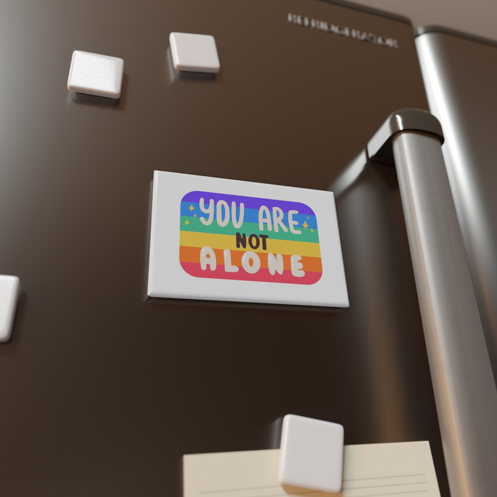 Lgbt Sticker Pack White Background Lgbtq Set Symbol Lgbt Pride Community Rainbow Elements Vector Hand Draw Illustration Hand Drawn Lettering (2) Button Magnet Rectangle 1 And 10 Pcs - Image 4