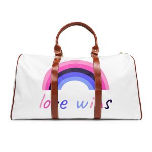 Colorful Rainbow Shape Omnisexual Pride Flag Happy Pride Day Lgbtqia Community Pride Month Vector Hand Drawn Doodle Posters Stickers Logo Cards Waterproof Travel Bag