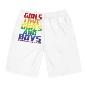 Vector T Shirt Design Template Mens Board Shorts Aop