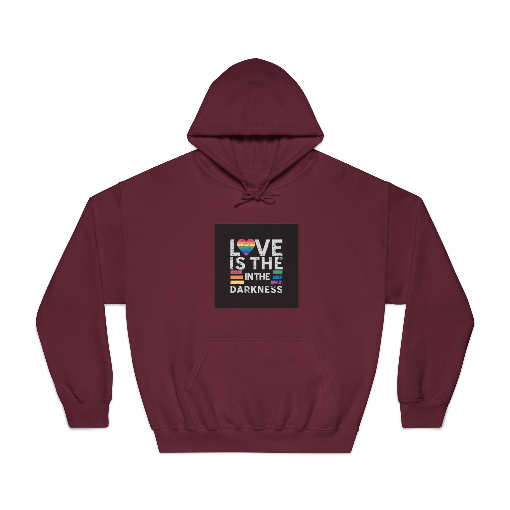 Love Is the In the Darkness Unisex Dryblend Hooded Sweatshirt - Image 17