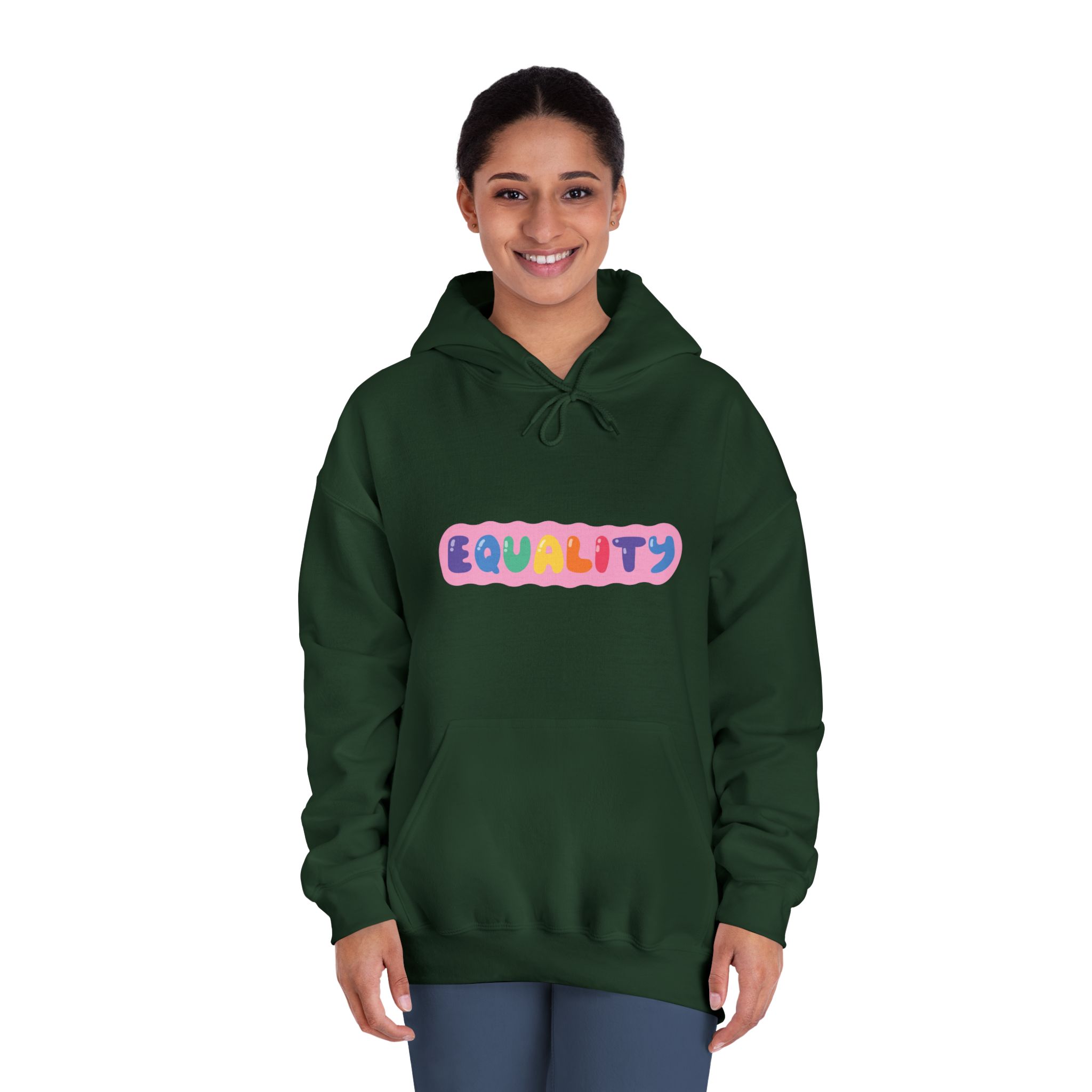 Lgbt Sticker Pack White Background Lgbtq Set Symbol Lgbt Pride Community Rainbow Elements Vector Hand Draw Illustration Hand Drawn Lettering(1) Unisex Dryblend Hooded Sweatshirt - Image 24