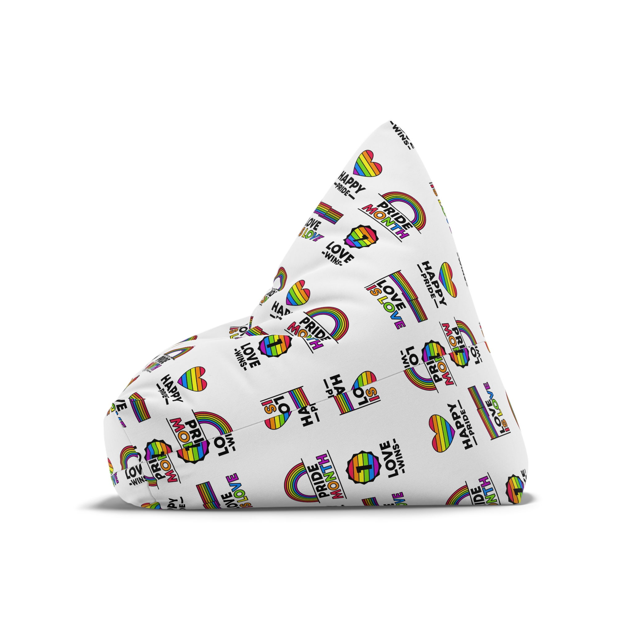Pride Day Label Collection Bean Bag Chair Cover - Image 8
