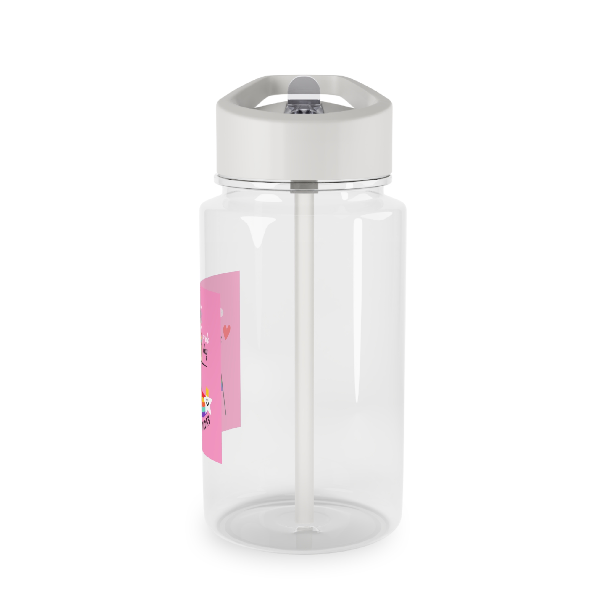 Pride Day Label Collection Theme Tritan Water Bottle - Image 3