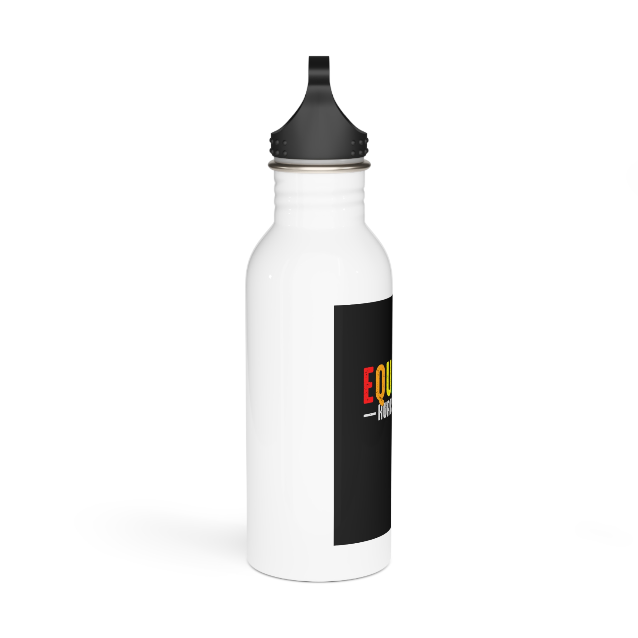 Feminism Tshirt Design Feminist Shirt Equality Hurts No One Stainless Steel Water Bottle - Image 2