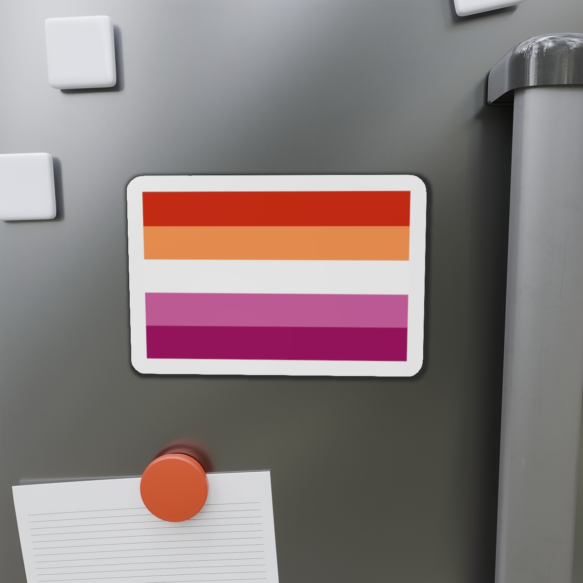 Lesbian Flag Die Cut Magnets - Image 14