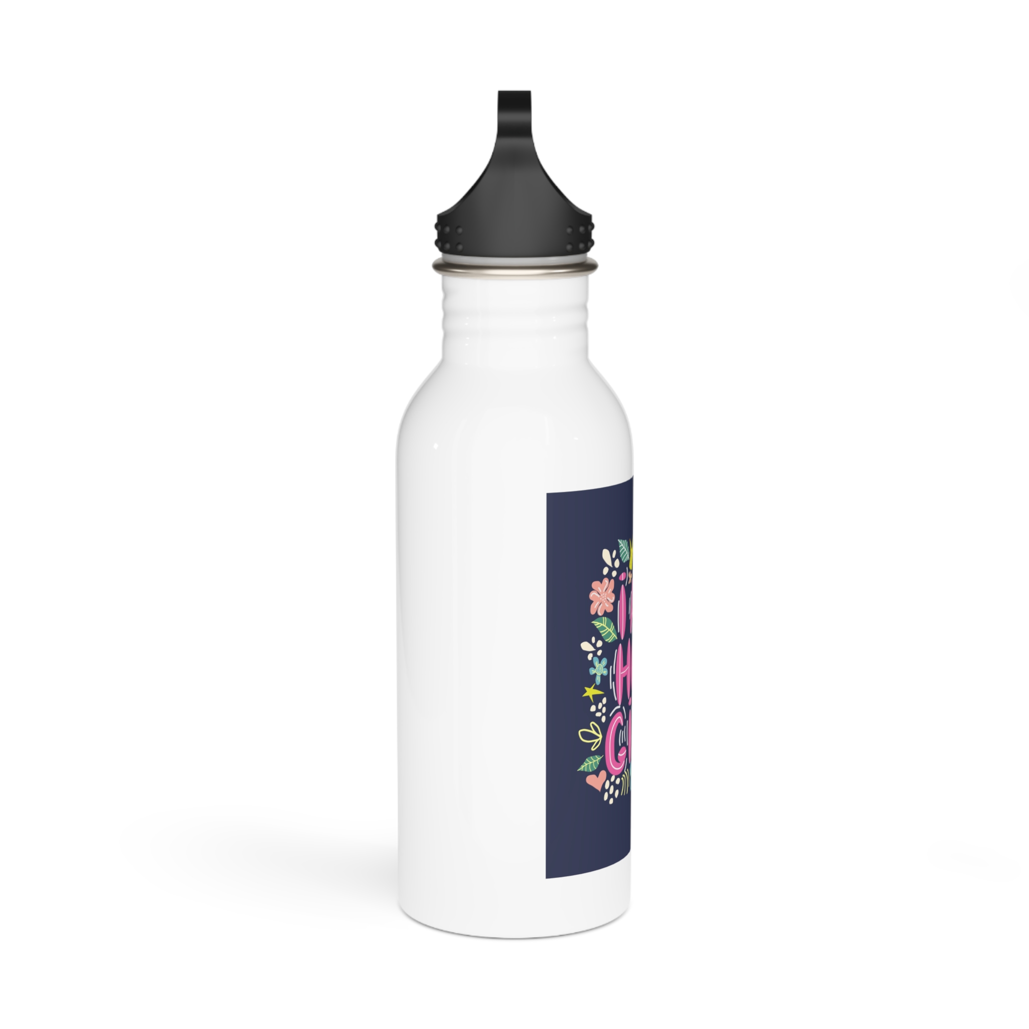 Lesbian Pride Design 4C2AB4 Stainless Steel Water Bottle - Image 2