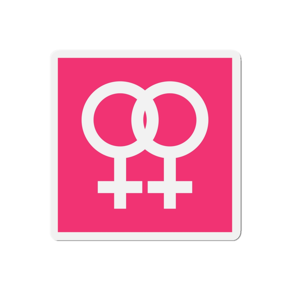 Lesbian Pride Design 2B26C2 Die Cut Magnets - Image 10
