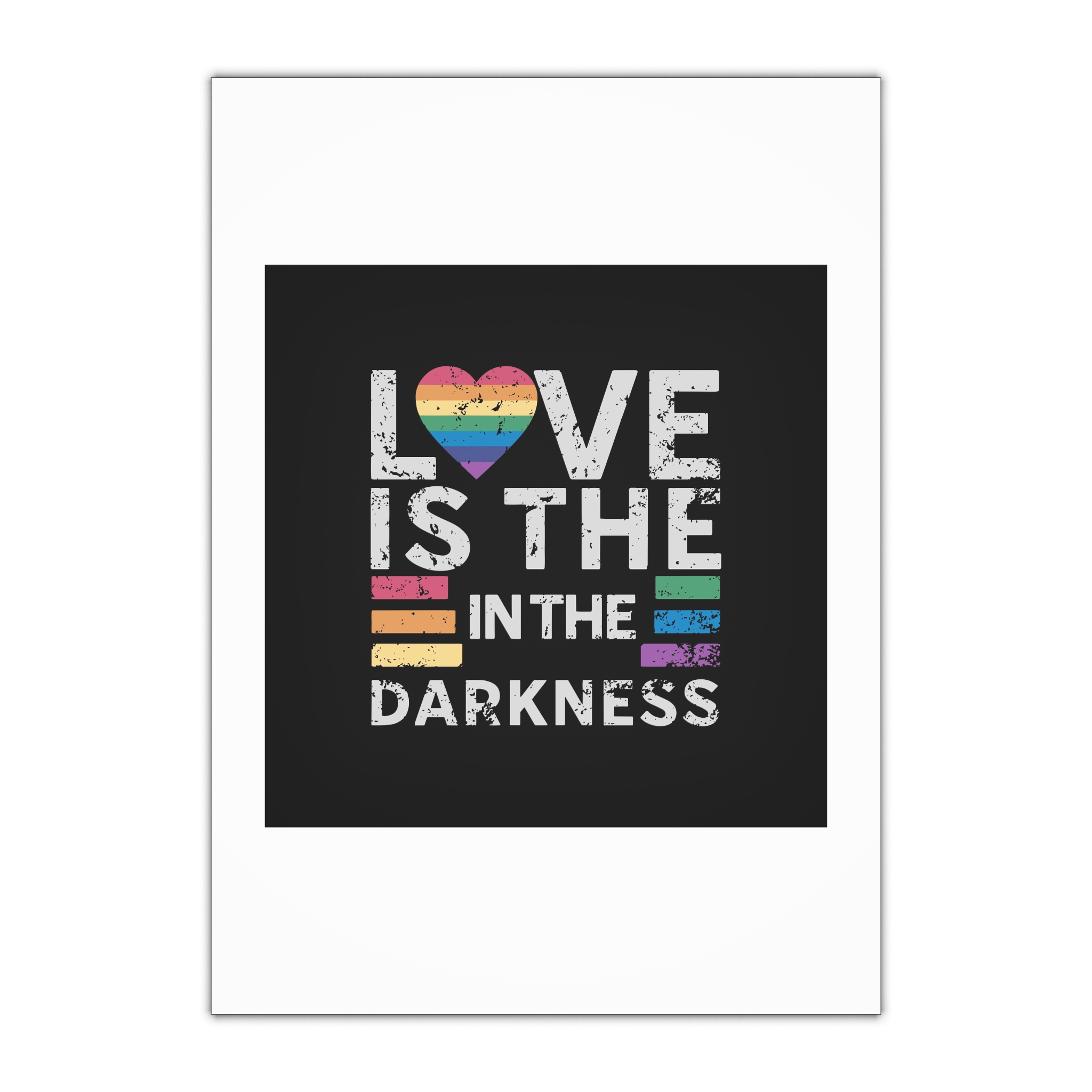 Love Is the In the Darkness Gift Wrapping Paper Sheets 1pc