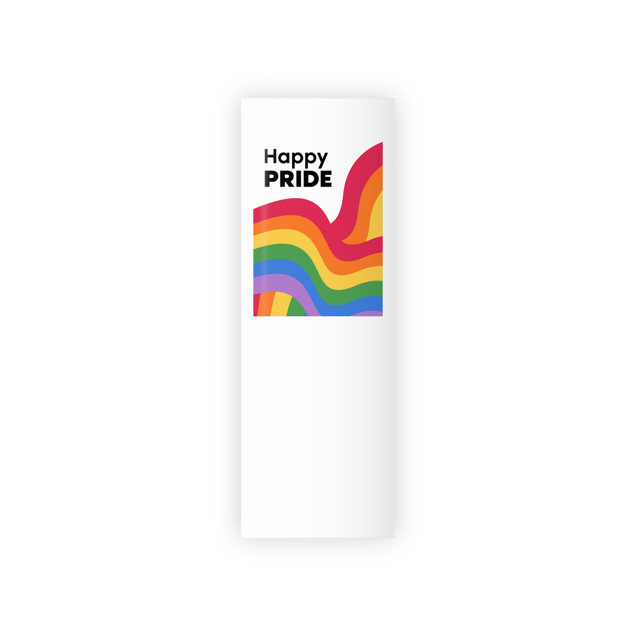 Happy Pride Month Rainbow Background Template Design Gift Wrapping Paper Rolls 1pc - Image 5