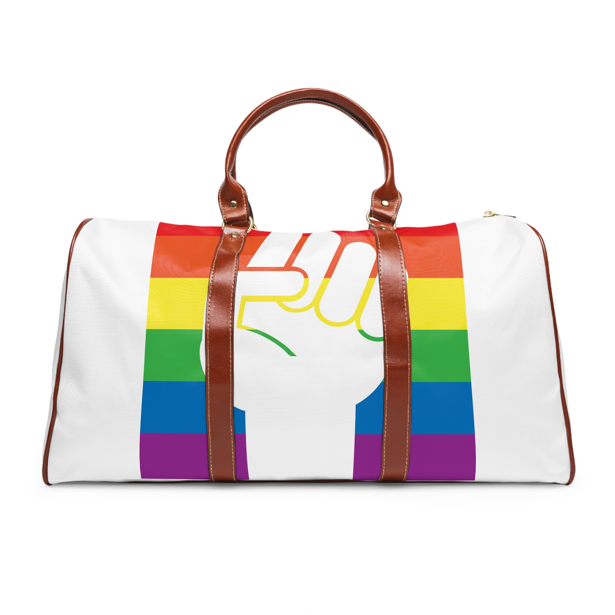 Lgbt Hand Flat Waterproof Travel Bag