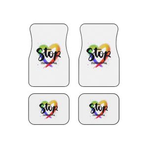 Stop Homophobia Concept Car Mats Set Of 4