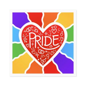 Pride Day Concept Illustration Laminate Stickers Square