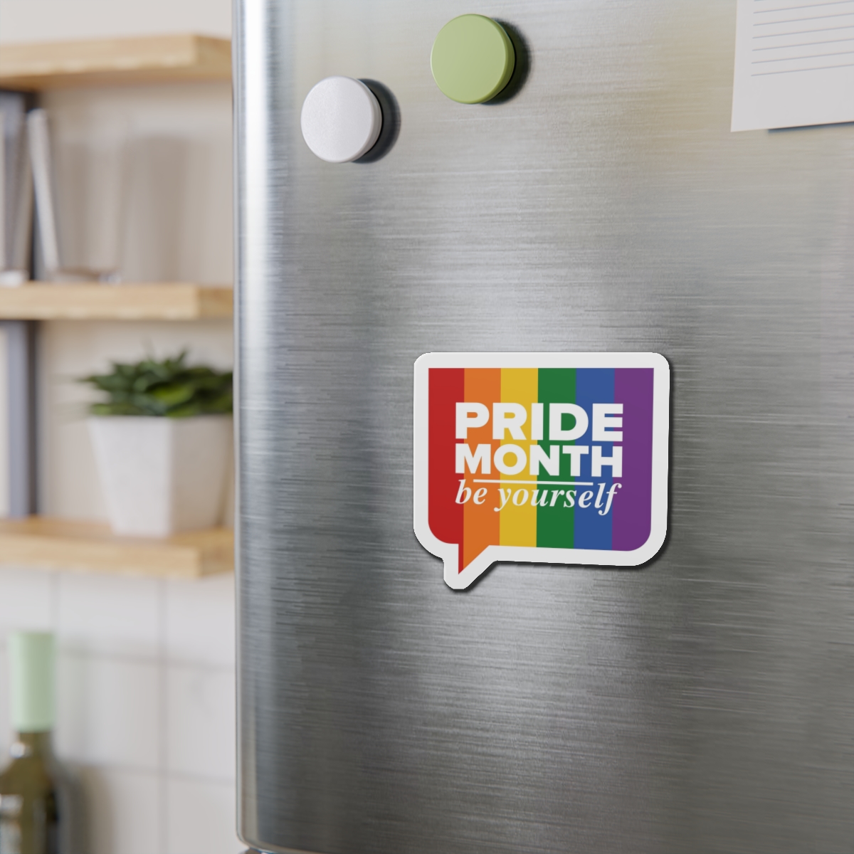 Lgbt Pride Month June Lgbt Flag Rainbow Flag Love Concept Vector Illustration Poster (1) Die Cut Magnets - Image 9