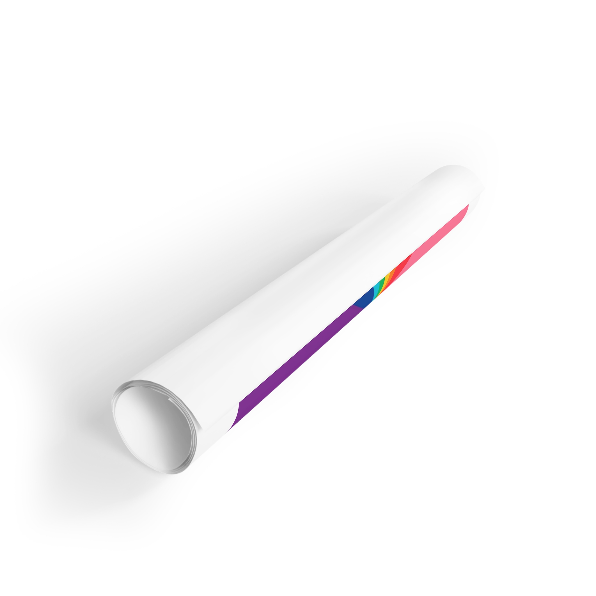 Rainbow Colored Background With All Humans Concept Pride Month Gift Wrapping Paper Rolls 1pc - Image 2