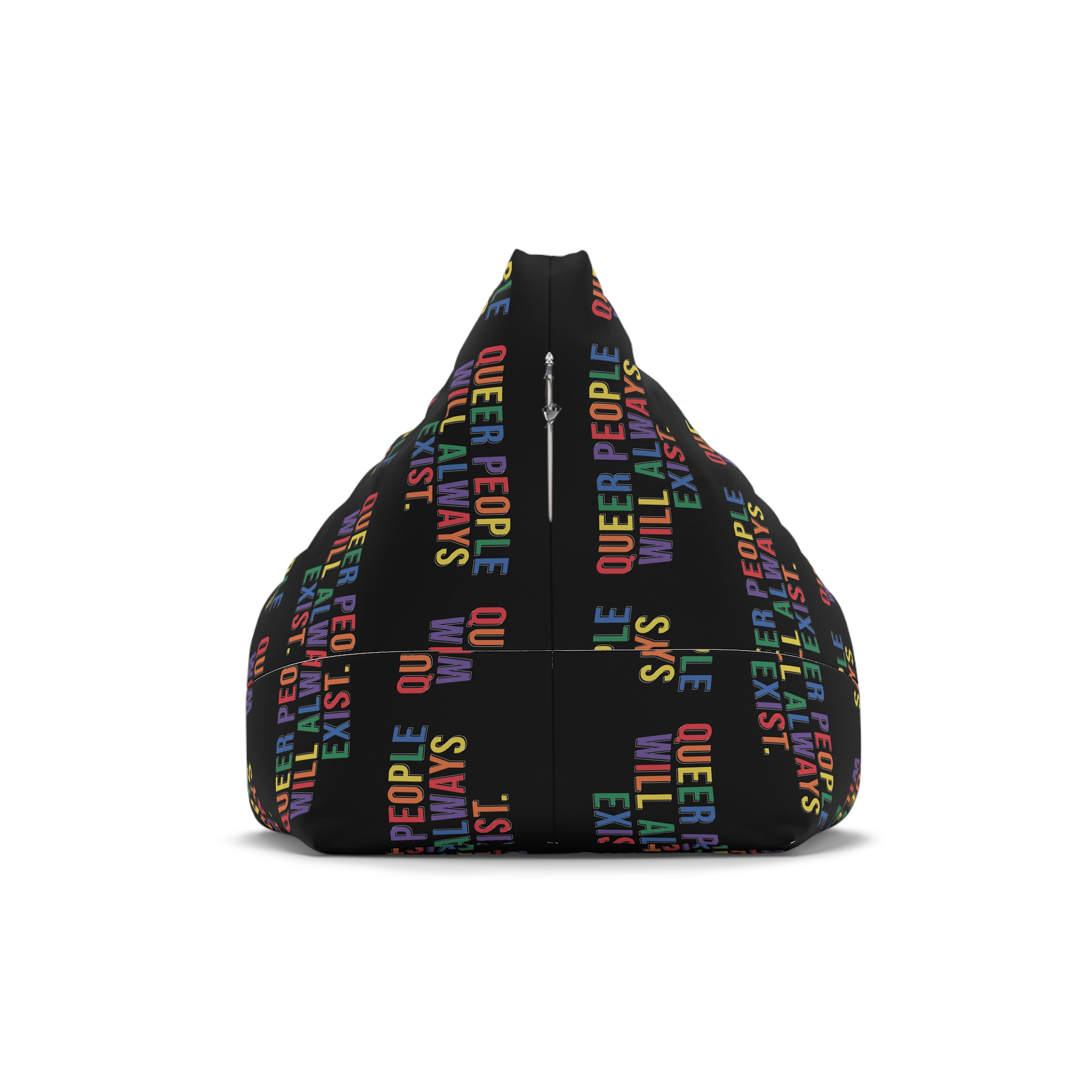 Pride Lgbtq Gay Typography Vector Tshirt Design(12) Bean Bag Chair Cover - Image 2