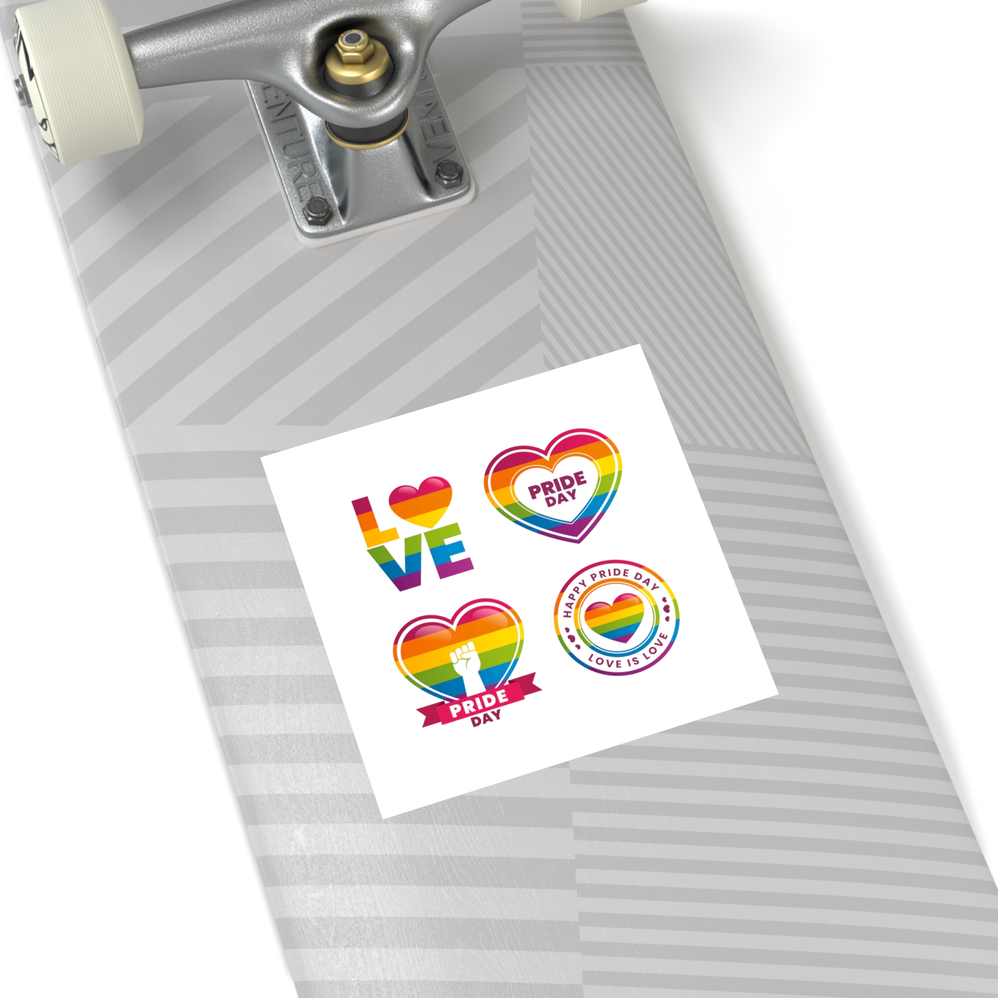 Label Collection With Pride Day Laminate Stickers Square - Image 40