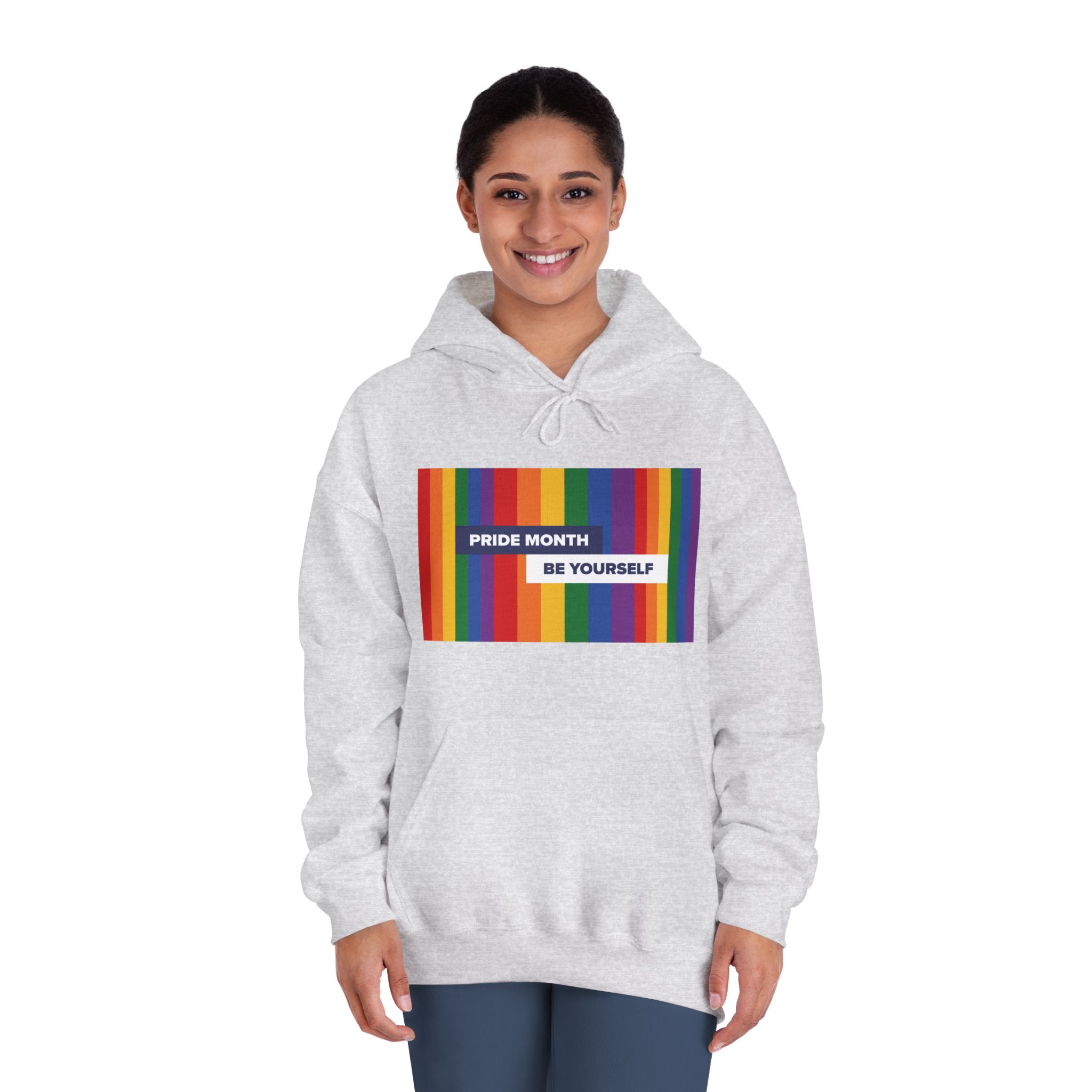 Lgbt Pride Month June Lesbian Gay Bisexual Transgender Lgbtq Flag Rainbow Vector2 Unisex Dryblend Hooded Sweatshirt - Image 8