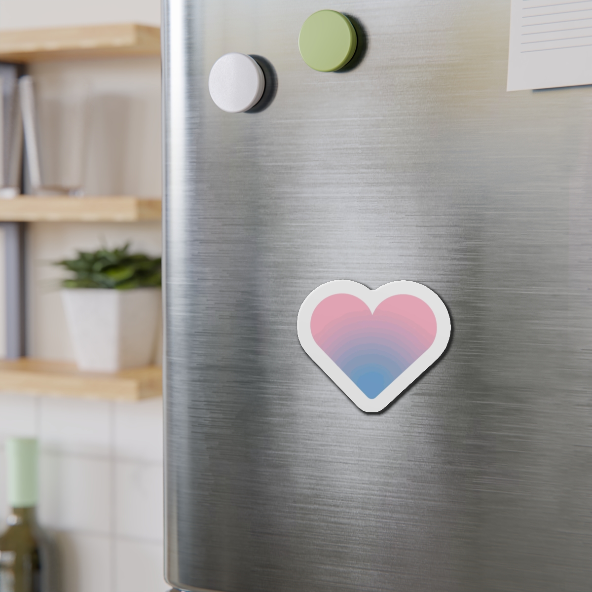 Gradient Heart Symbol Love Affection Die Cut Magnets - Image 12
